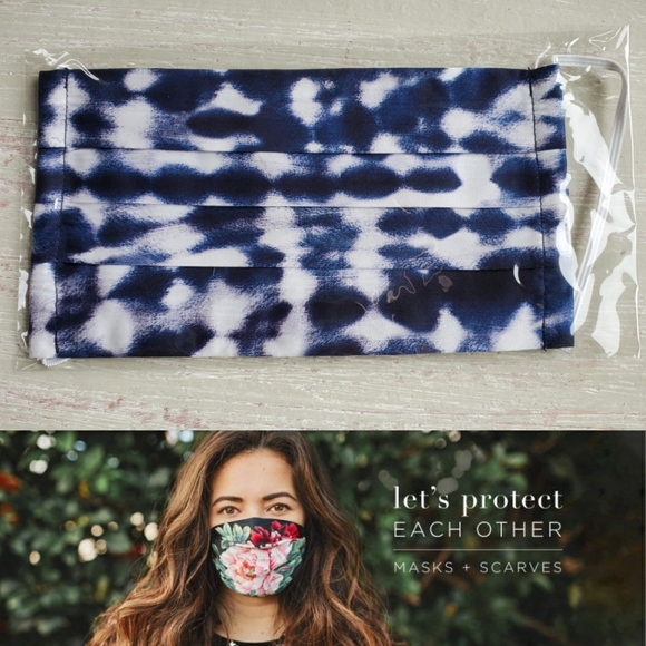Johnny Was Accessories - NEW JOHNNY WAS Designer Tie-Dye Face Mask C2
